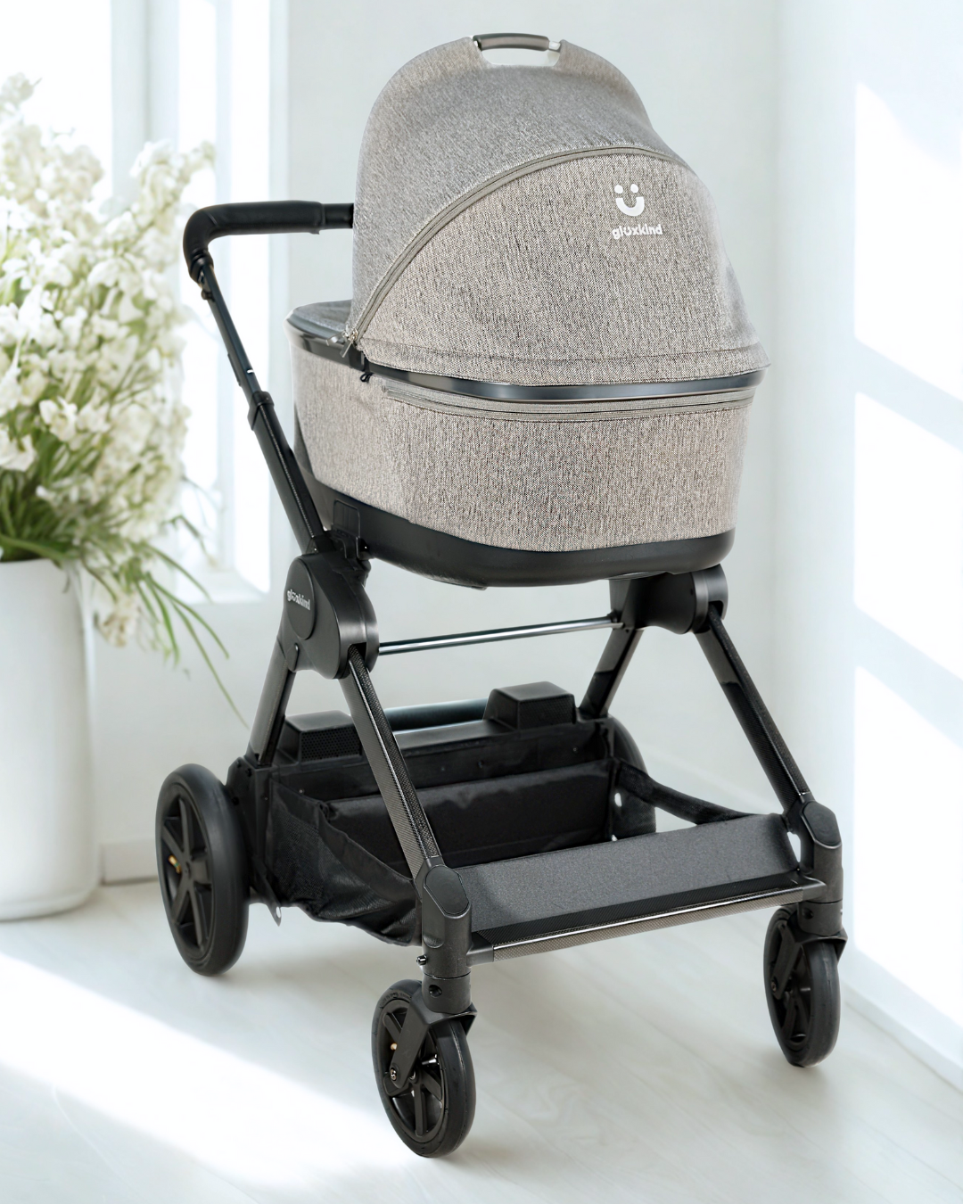 Glüxkind Rosa Smart Stroller (Flight-safe, modular battery)